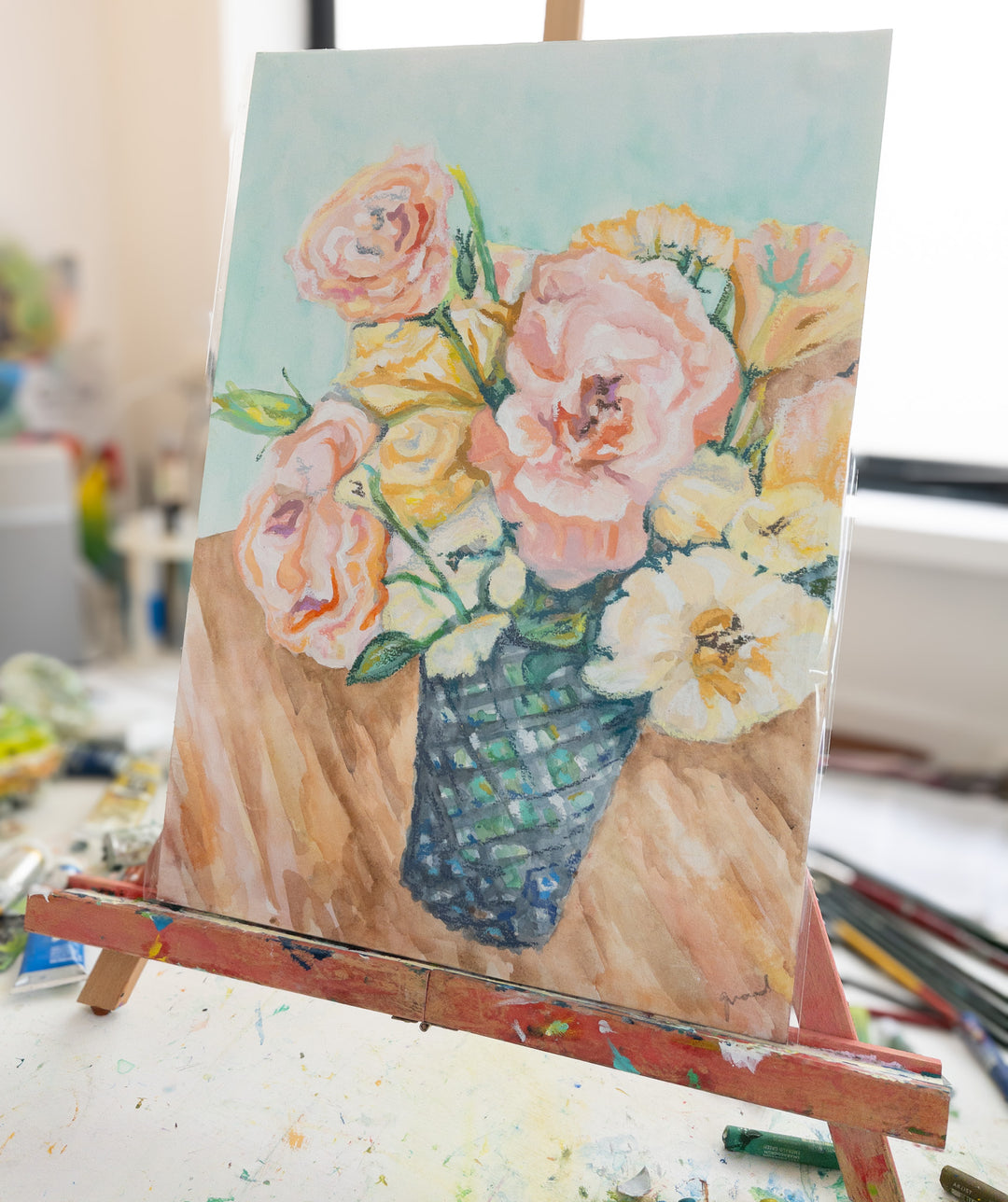 Lisianthas Original Artwork