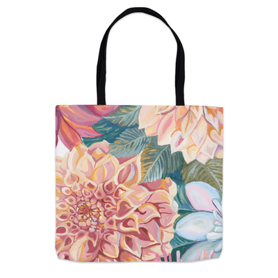 Dahlia Blossoms Tote Bag - Pre order
