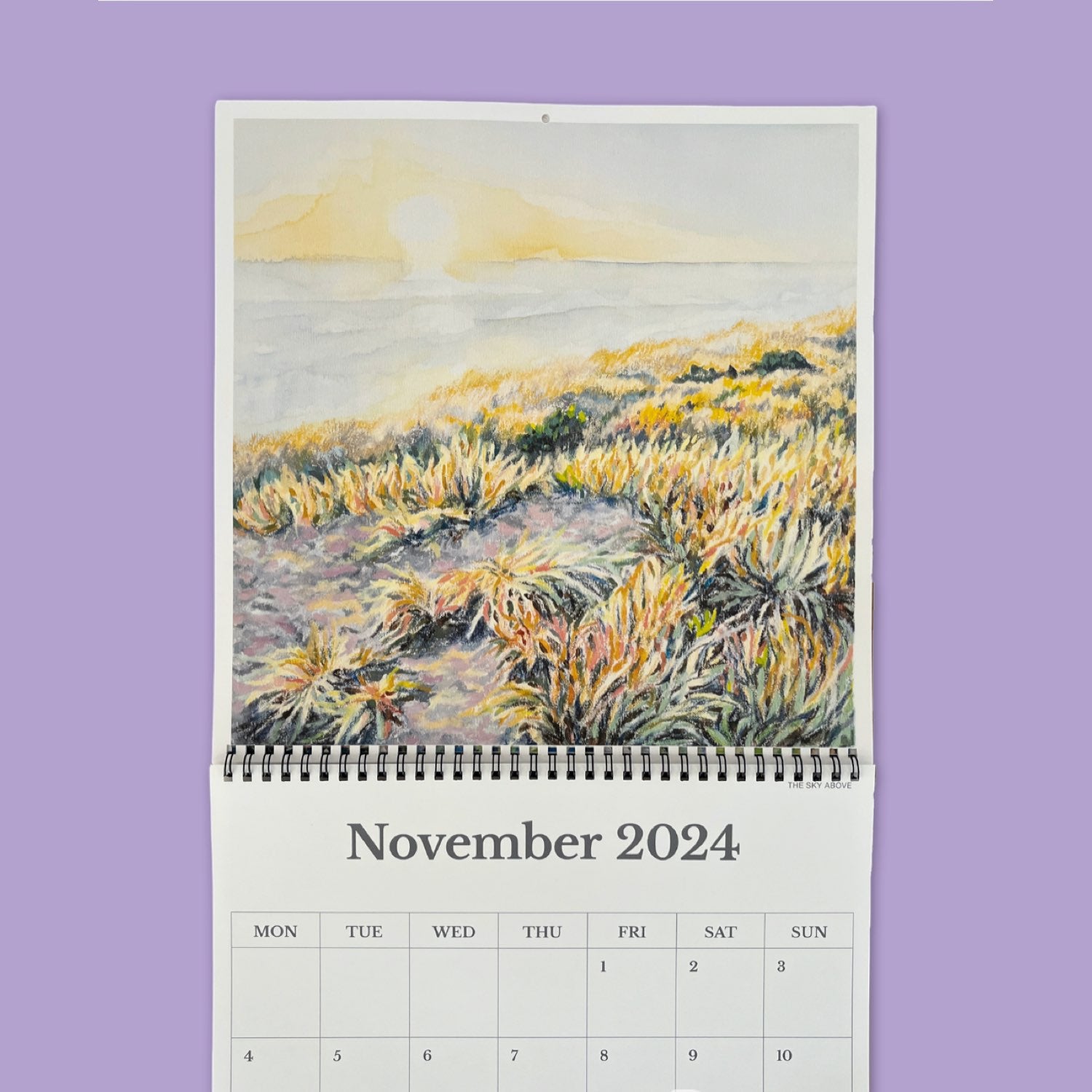 2024 The Dunes Calendar E J Wood Fine Art