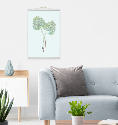 Hydrangea Hanging Canvas
