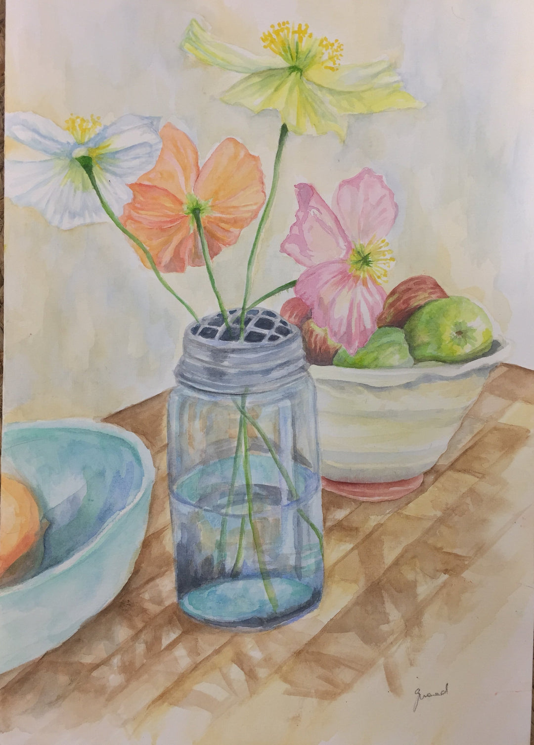 Poppy Still Life study