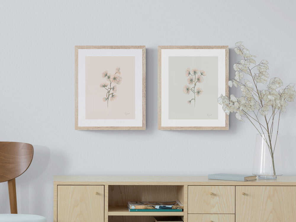 Autumn Dandelions Print Set