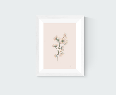 Autumn Dandelion #1 Art Print
