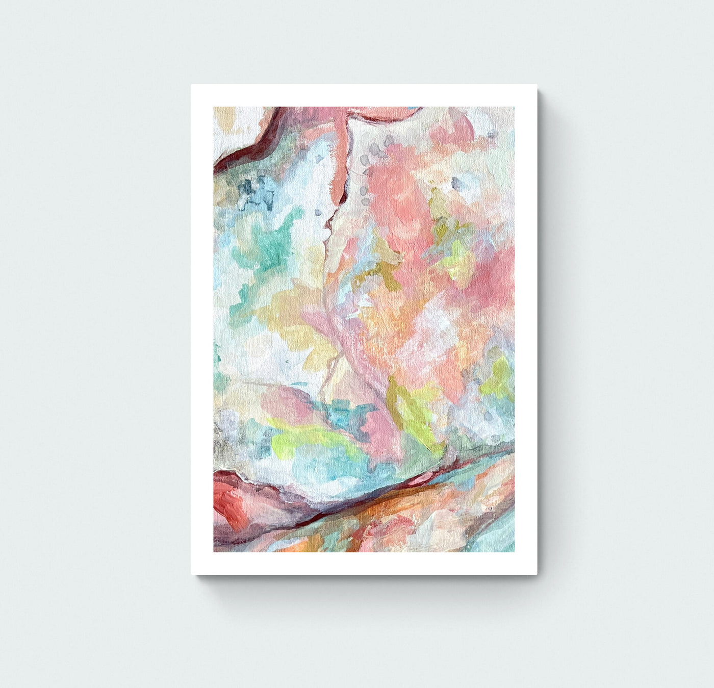 In The Blue & Pink Landing Abstract Set