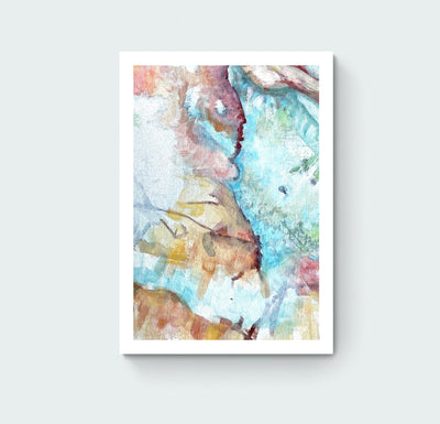 In The Blue & Pink Landing Abstract Set