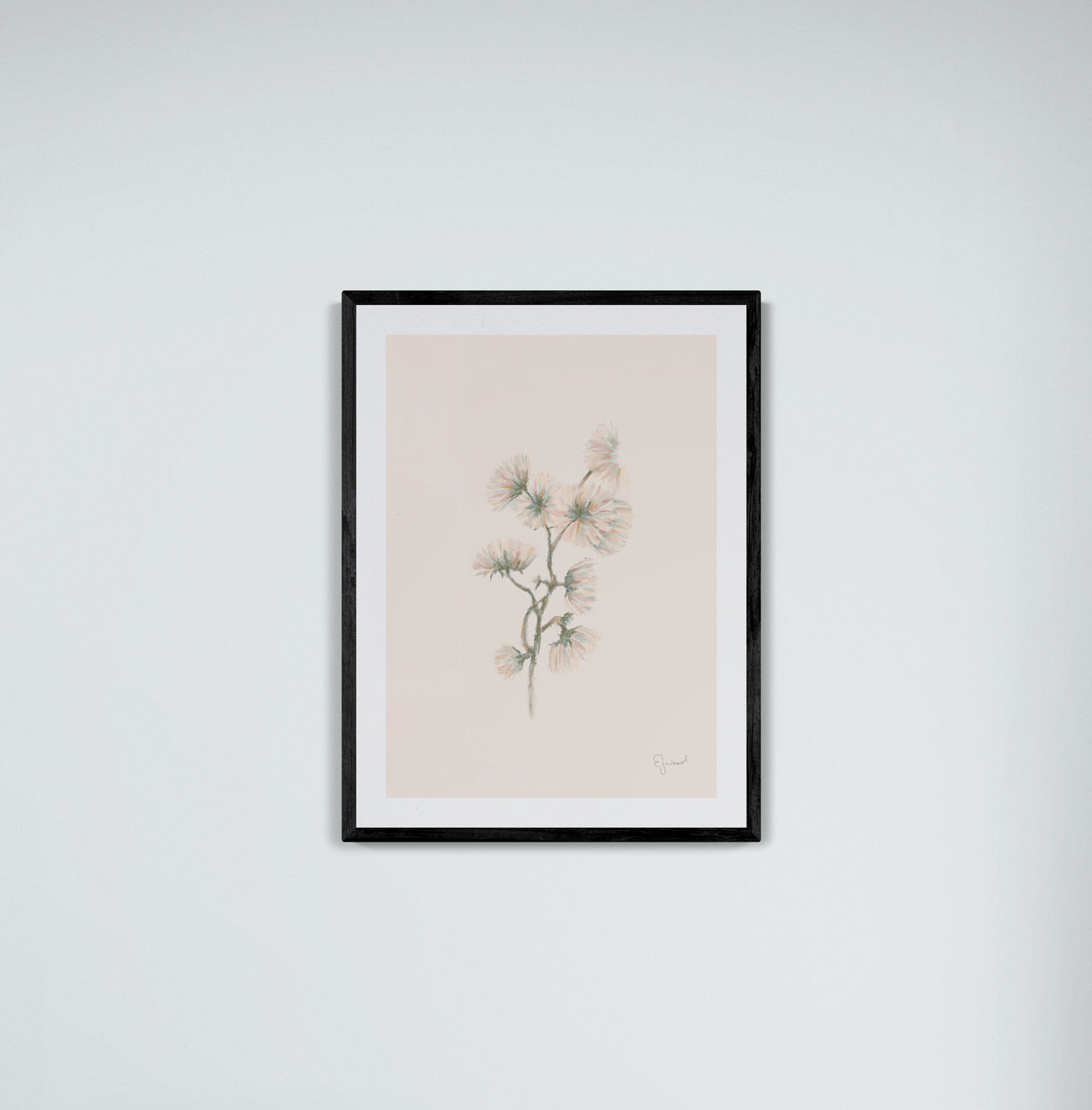 Autumn Dandelion #1 Art Print